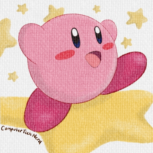 Kirby on warpstar!